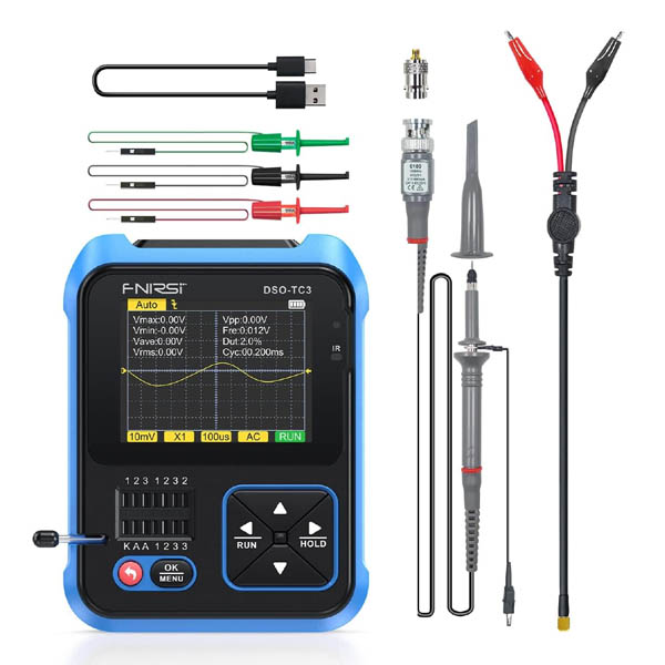 FNIRSI DSO-TC3 Multifunction Electronic Component Tester 3 in 1