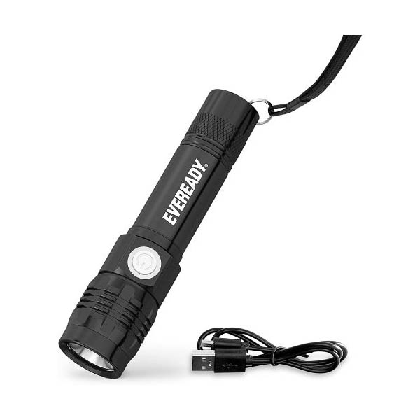 EVERADY® Metal Rechargeable Lampe Torche