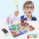 Kids Electric Circuit Kit NO.500 - 56 Parts Maze Challenge UFO DIY STEM Toys Educational Electronics for Learning 