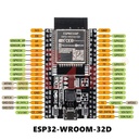 ESP32-WROOM-32D DevKitC full GPIO pinout diagram