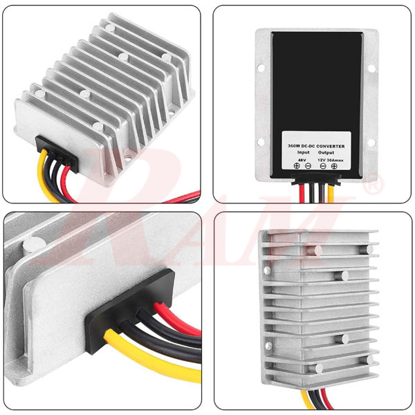 DC-DC Step Down Voltage Converter Waterproof 30A 360W (48Vdc to 12Vdc) SKU#DC112