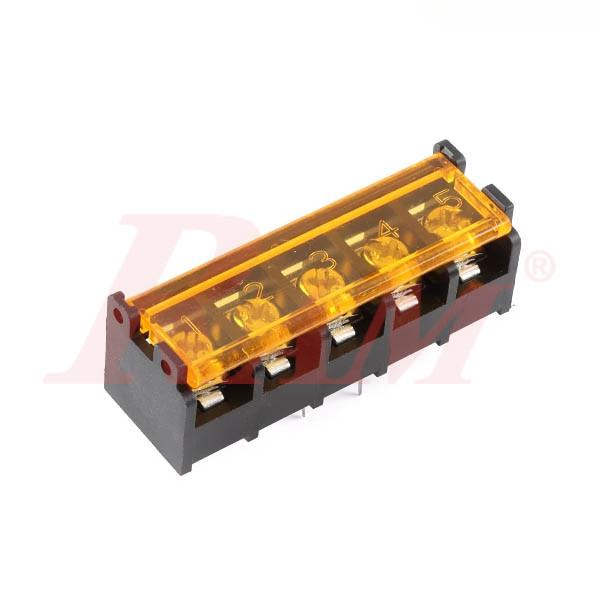RPC5 - 5 Pin Barrier Terminal Block With Cover Pitch 9.5mm