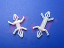 Plastic Wing Snap-in Rivet PCB Bracket Spacer 34mm
