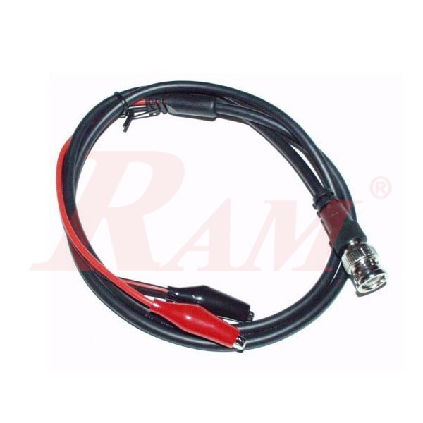 BNC to Crocodile Alligator Test Probe Cable (BNC/Crocodile)