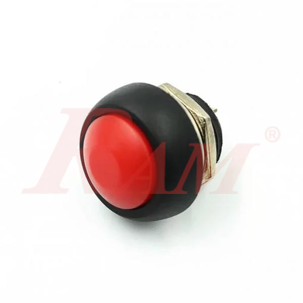 Switch Momentary PBS-33B 12mm مفتاح لحظي Tack موديل PBS-33B احمر مقاس 12 ملم