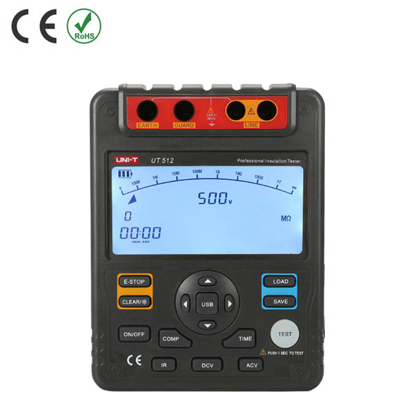 UT512 Megger Insulation Resistance Tester 2500V جهاز قياس عزل - ميجر