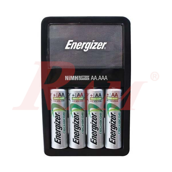Energizer® 4xAA Rechargeable Batteries + Accu Recharge MAXI Charger شاحن بطاريات مع بطاريات انرجايزر