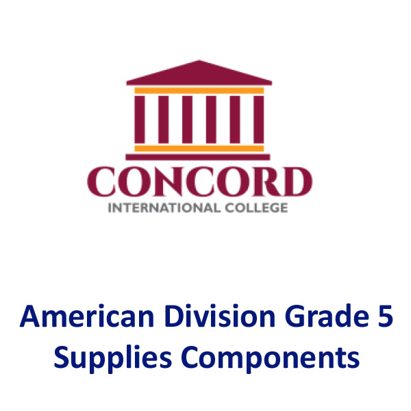 CONCORD School - STEM Supply List American Division - Grade 5