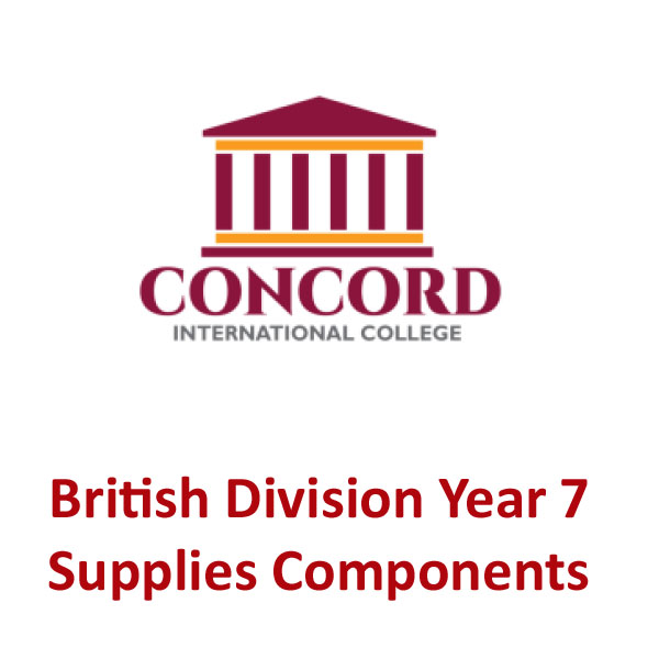 CONCORD School - STEM Supply List British Division - Year 7