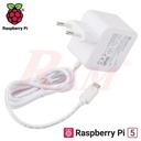 Raspberry Pi 5 - 27W USB-C Power Supply مزود طاقة USB-C بقدرة 27 وات لبورد Raspberry Pi 5 اصلي