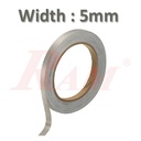 Conductive Fabric Cloth Adhesive Tape Width 5mm - 1 Roll 20M