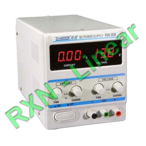 [PS.RXN305D] RXN305D Linear Single Output DC Programmable Power Supply 0~30V 0~5A