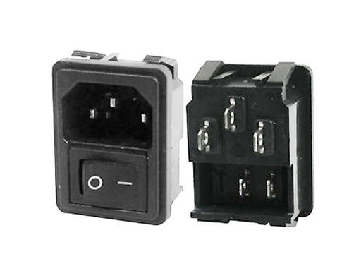 [AC.SOCKET.SWITCH] AC Power Connector With On/Off Switch