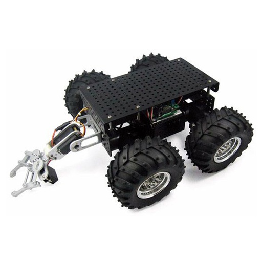 [RO.BASE.RS010] Wild Thumper 4WD + Gripper Arm (4 Geared DC Motors With Suspension)
