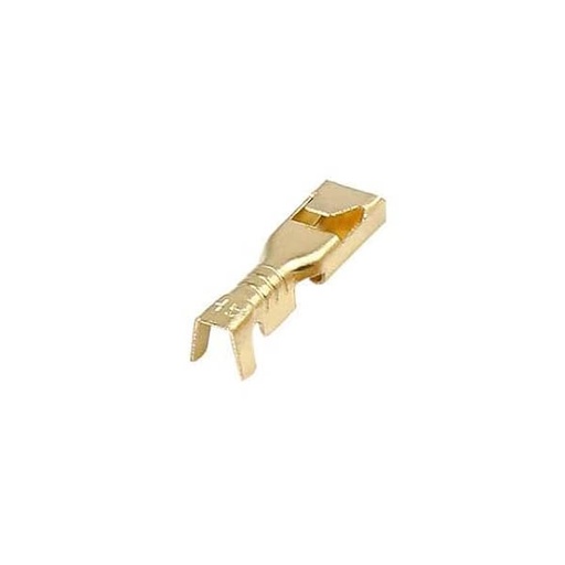 [MF.2.8MM.TERMILA.FEMALE] MF 2.8mm Female Terminals Wiring Connectors - Gold