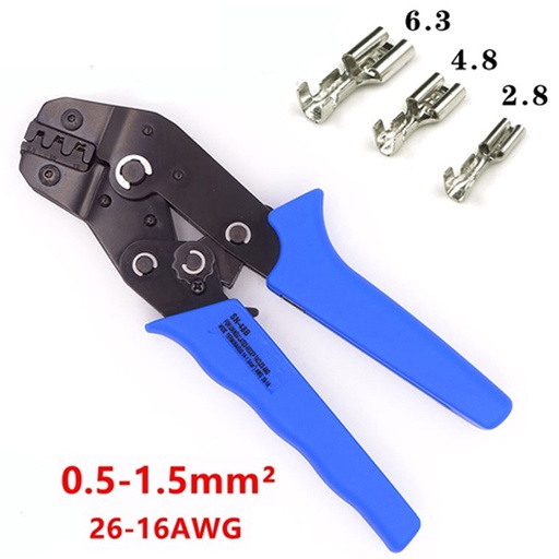 [SN.48B.CRIMPING.TOOL] SN-48B For Non-Insulated Receptacles 0.5-1.5 mm2 Terminal Crimping Tool