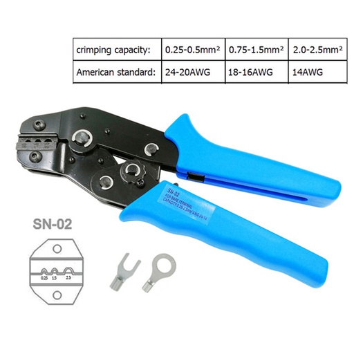 [SN.02.CRIMPING.TOOL] SN-02 Non Insulated Terminals Crimping Tool