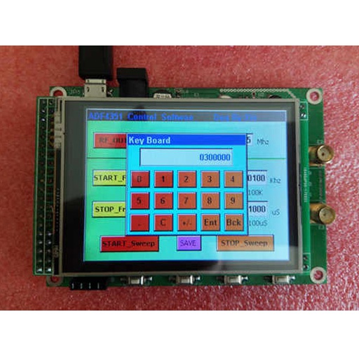 [DDS.ADF4351] ADF4351 DDS RF Signal Generator 35MHz ~ 4.4GHz With TFT Touch Screen