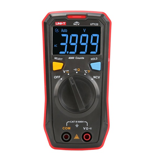 [AVO.UT123.UNIT] UT123 Pocket-sized - Simple Use - Residential Multimeter