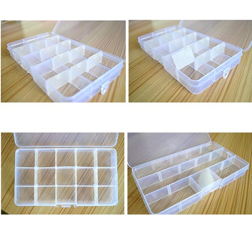 [BOX.A260] Plastic Fliptop Box A260 Size 170x100x20mm