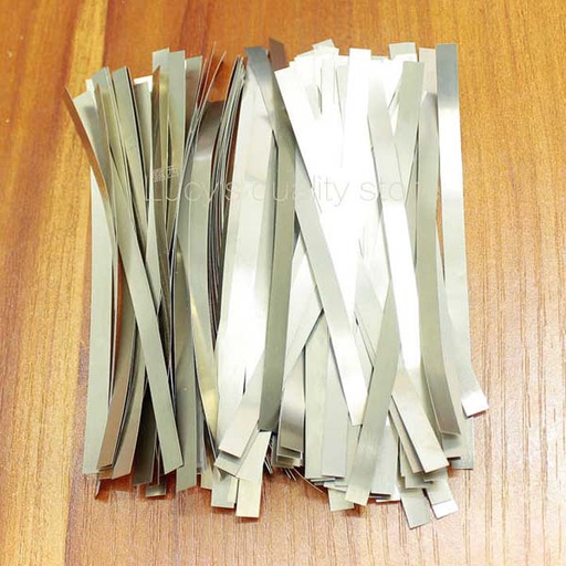 [SPOT.WELDING.6MM] Nickel Plated Steel Strip 6mm For Lithium Battery Spot Welding - 100g/bag