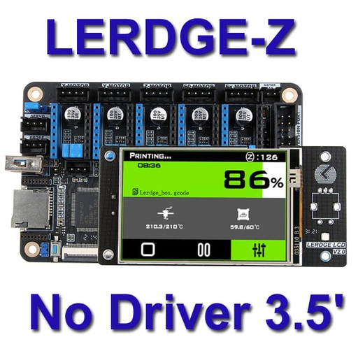 [KIT.3D.1018] LERDGE-Z Board + 3.5" LCD - No Drivers (SKU#3D1018)