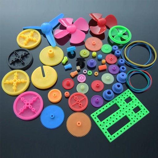 [RO.GEAR.55] 55 Type Colorful Mixed Plastic Gears - For General Use (SKU#GR55)