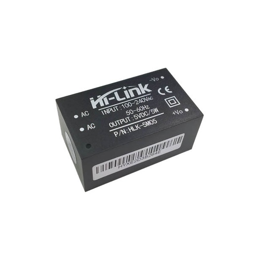 [AC.DC.HLK.5M05] AC-DC Module 5W 220Vac to 5Vdc (HLK-5M05)