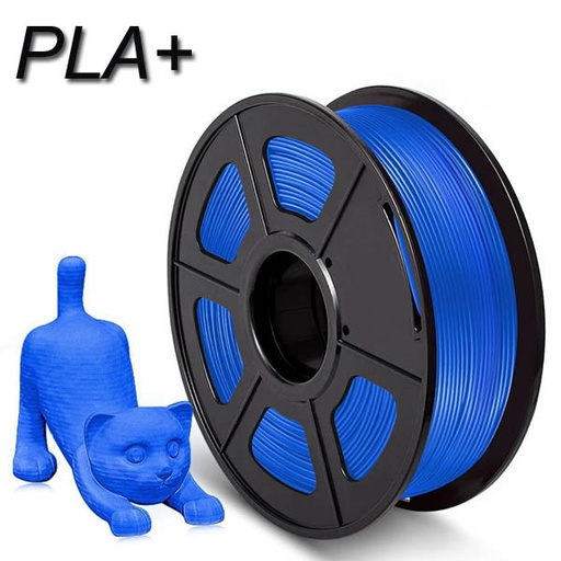 [SL.PLA.+PLUS.BLUE.1KG] PLA+ 3D Printer Filament (1.75mm) Blue Color 1Kg Roll (SKU#SL202)