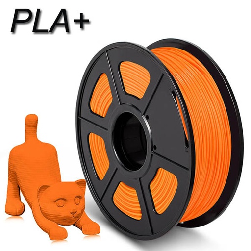 [SL.PLA.+PLUS.ORANGE.1KG] PLA+ 3D Printer Filament (1.75mm) Orange Color 1Kg Roll (SKU#SL204)