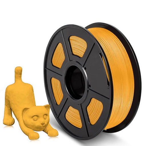 [SL.PLA.GOLD.1KG] PLA 3D Printer Filament (1.75mm) Gold Color 1Kg Roll (SKU#SL110)