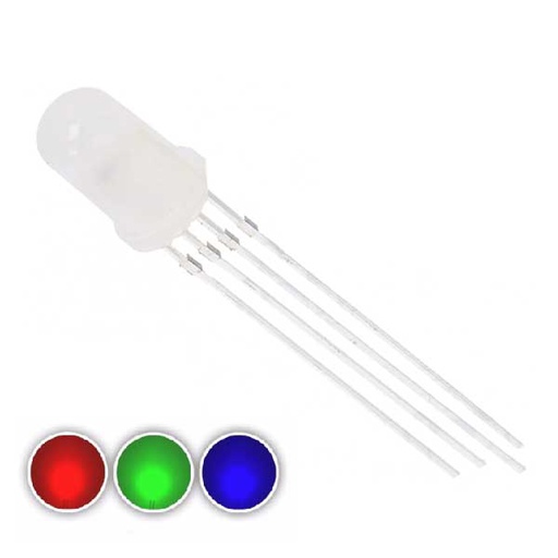 [LED.WS2812.5MM] LED WS2812 Diffused 5mm RGB Programmable