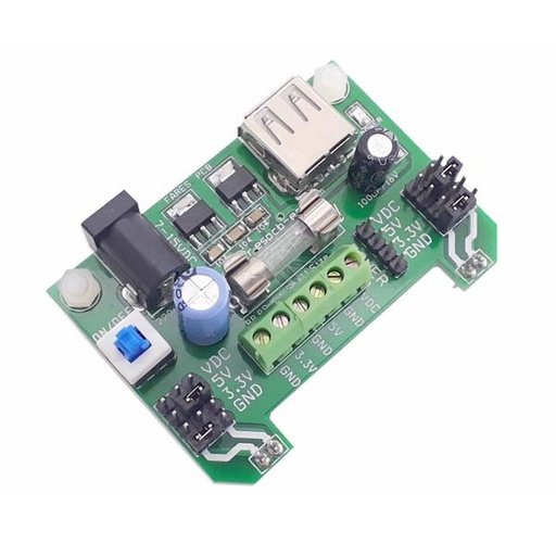 [KIT.PS.BB.MB102] MB102 Breadboard Power Supply Module 3.3V/5V Dual Output + Fuse Protection