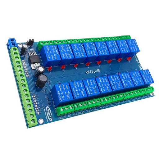 [KIT.16RELAY.PLC] 16 Output Relay Module Works on (5V to 40V) Signal