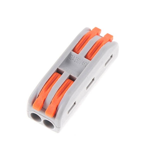 [WAGO.PCT222] WAGO PCT-222 - 2 in 2 out Universal Compact Wire Wiring Connector