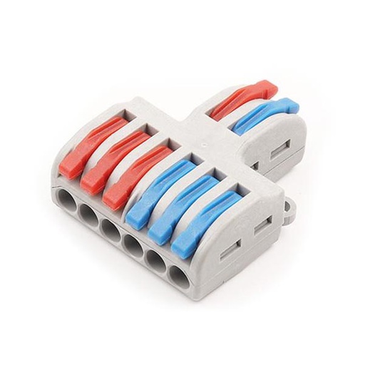 [WAGO.SPL62] WAGO SPL-62 - 2 in 6 out Universal Compact Wire Wiring Connector