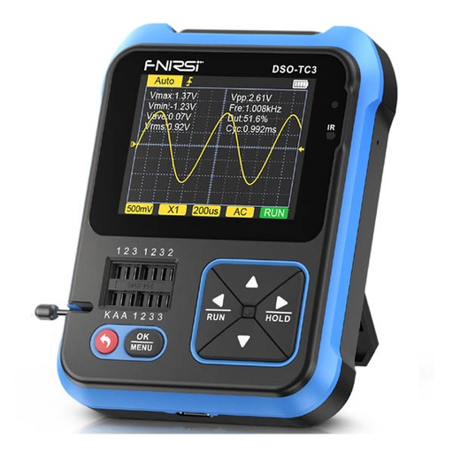 [AVO.DSO.TC3.FNIRSI] FNIRSI DSO-TC3 Multifunction Electronic Component Tester 3 in 1