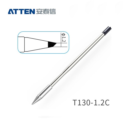 [ATTEN.HEATER.T130-1.2C] ATTEN Integrated Heater 130W & Tip T130-1.2C
