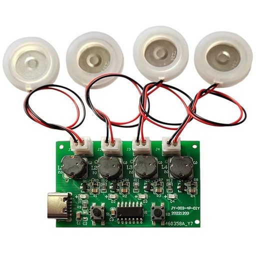 [KIT.ATOMIZER.KIT.4X.5V] 4X Spray Humidifier Driver Circuit Board