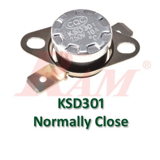 KSD301 Normally Close (NC) Thermal Switch