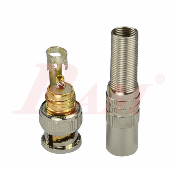 BNC Male for RJ Cables - Screw Type