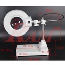 LT86B Glass 10X Big Magnifier With Light