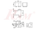 Re T93 - Relay 12V Coil 6pin