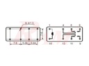 Re23-Relay 5V-1A 8pin Yellow