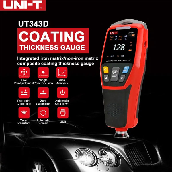 UT343D Coating Thickness Gauge