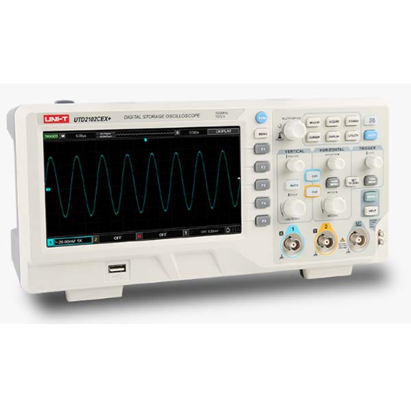 UTD2102CEX+ 100MHz Digital Storage Oscilloscope