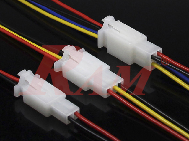 MF 2pin - 2.8mm Electrical Plug Connector Male & Female Nylon | RAM ...