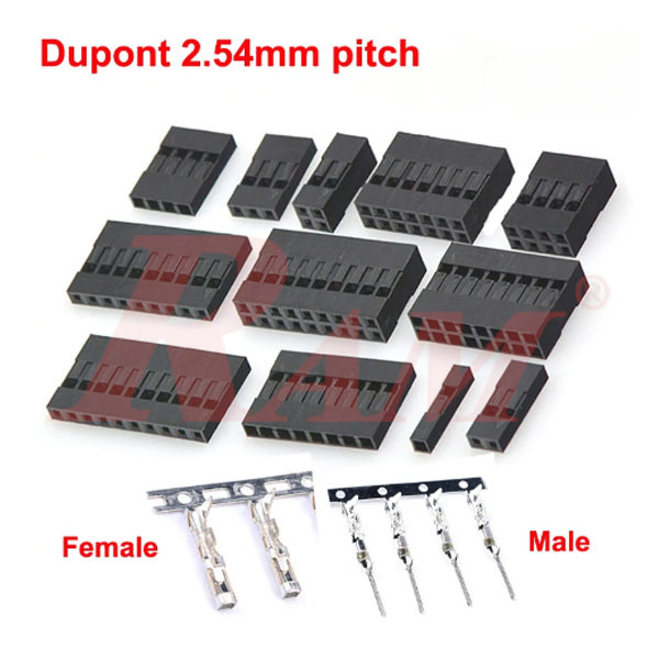 PH25 - 2x4pin 2.54mm 8 Pin Plastic Dupont Jumper Wire Cable Housing Female