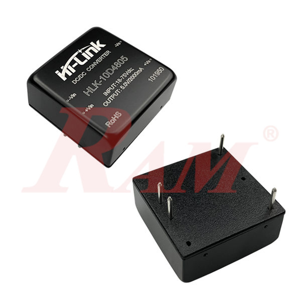 DC-DC Power Module 10W Input Voltage (18~75Vdc) Output Voltage 5Vdc/2000mA (HLK-10D4805)