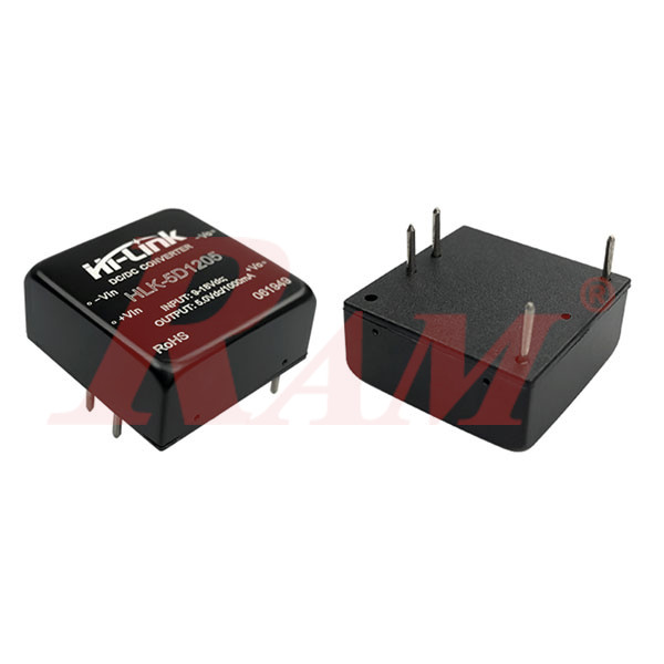 DC-DC Power Module 5W Input Voltage (9~18Vdc) Output voltage 5Vdc/1000mA (HLK-5D1205)